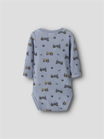 NAME IT Langærmet Body Lactor Dusty Blue